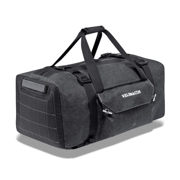 Waterproof travel duffle bag for commuting or adventure.